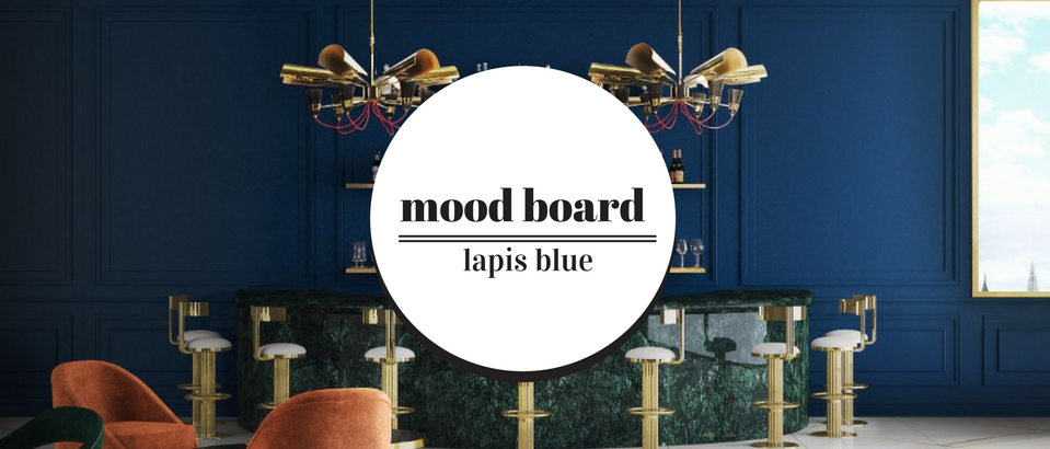 Mood Board- Using Lapis Blue on Your Mid-Century Furniture
