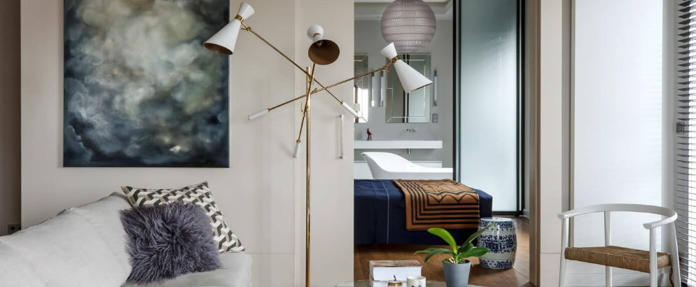 Art Nouveau Design Floods a Mood Works Updated Apartment