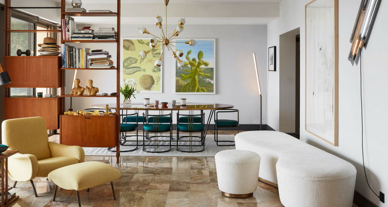 An Explosion of Mid-Century Modern Design in a Monaco Apartment