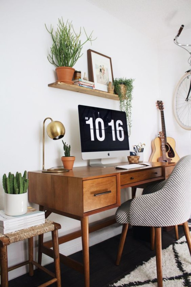 home office decor ideas, contemporary home office, eclectic home office, home office ideas, traditional home office, mid-century home office, home office trends