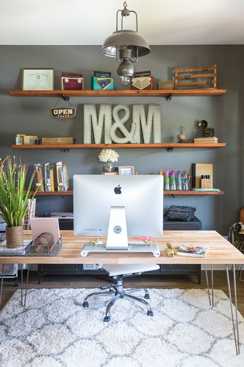 home office decor ideas, contemporary home office, eclectic home office, home office ideas, traditional home office, mid-century home office, home office trends