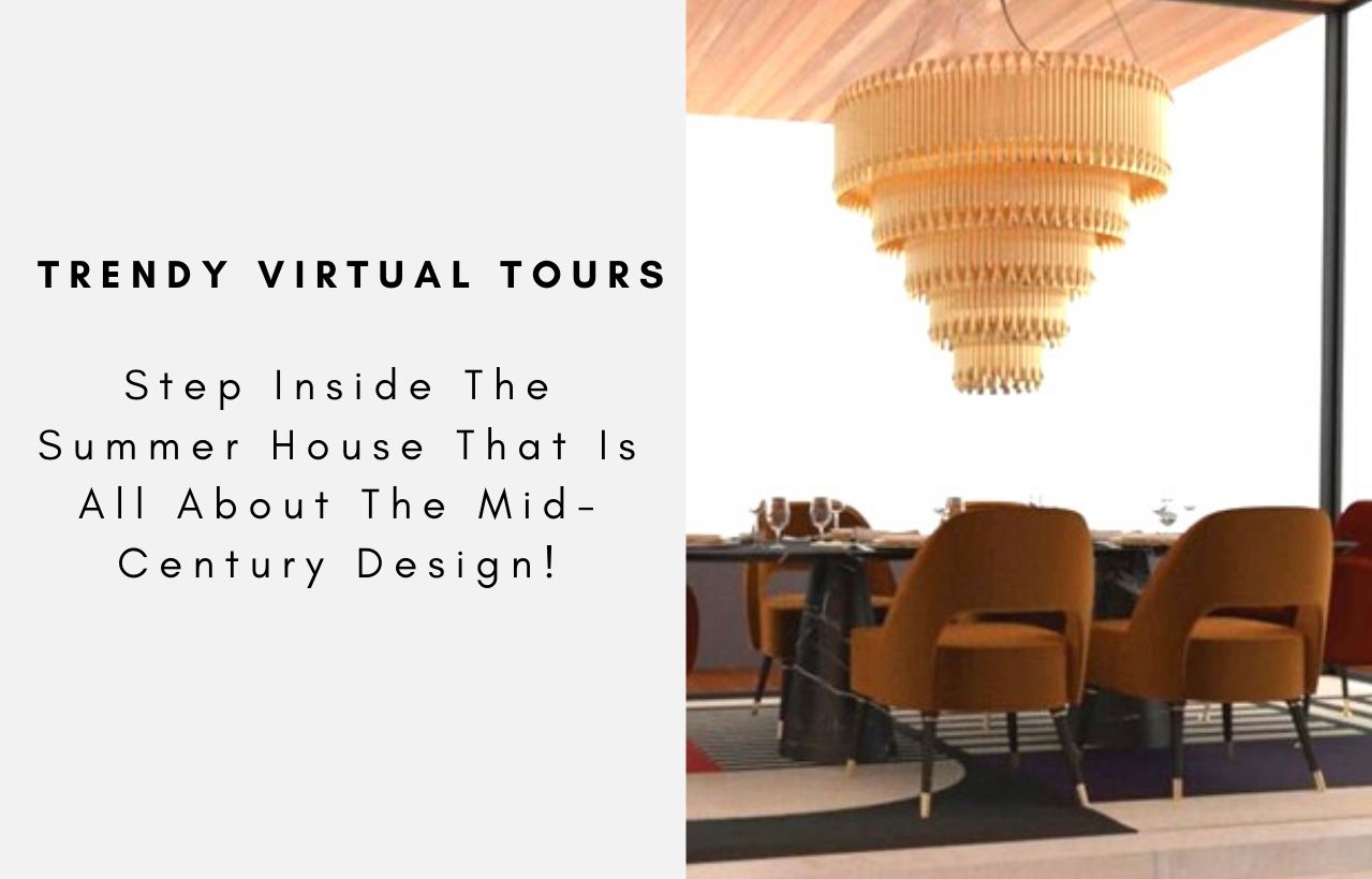 Step Inside The Summer House That Is All About The Mid-Century Design!