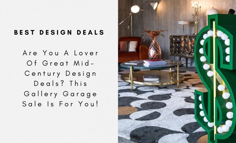 Are You A Lover Of Great Mid-Century Design Deals? This Gallery Garage Sale Is For You!