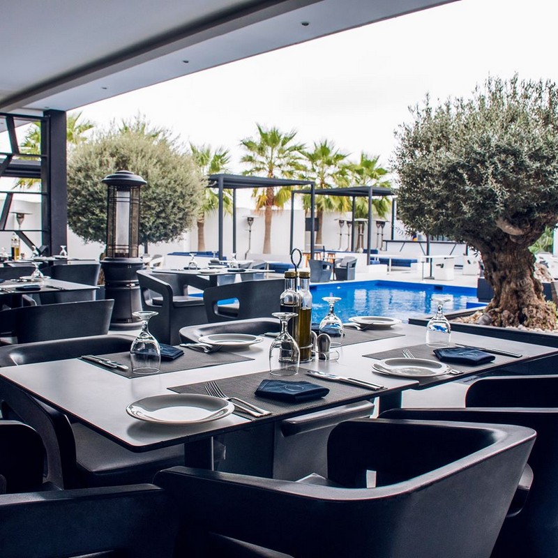 See The Trendy Mid-Century Modern Design Of The Famous Oliveto Restaurant & Lounge!