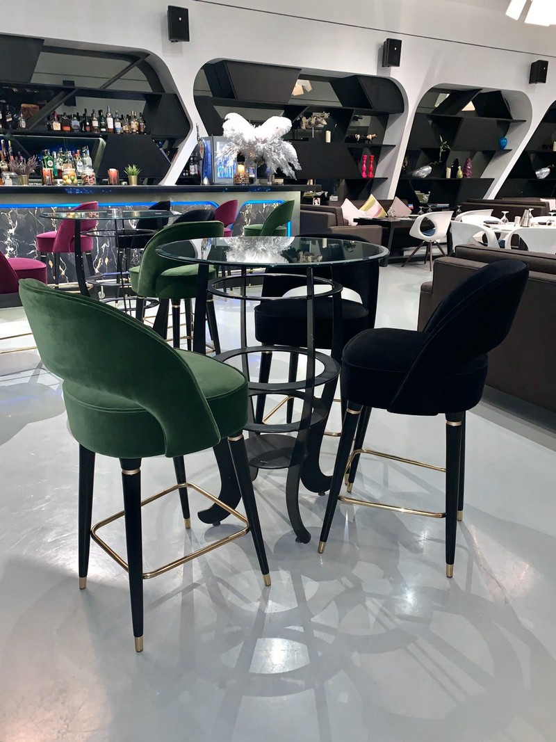 See The Trendy Mid-Century Modern Design Of The Famous Oliveto Restaurant & Lounge!