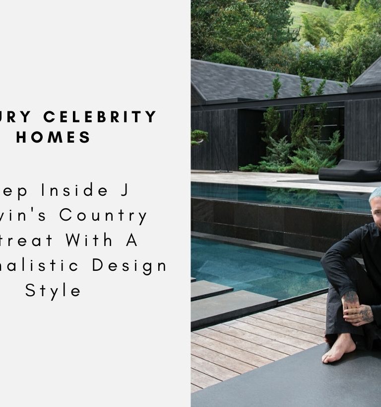 Step Inside J Balvin's Country Retreat With A Minimalistic Design Style