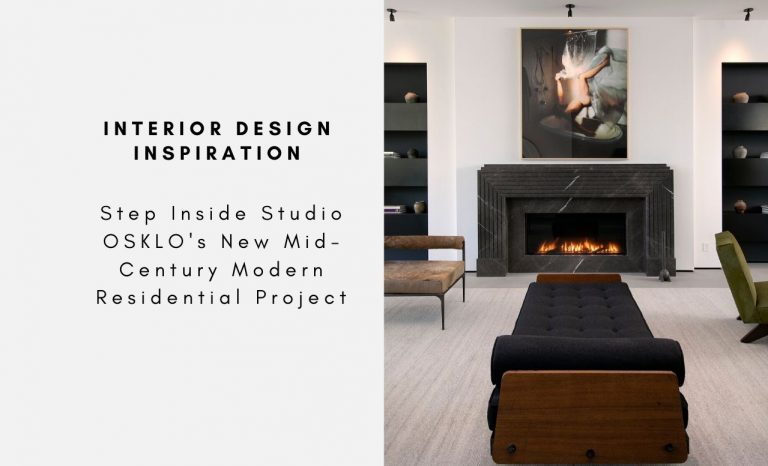 Step Inside Studio OSKLO's New Mid-Century Modern Residential Project