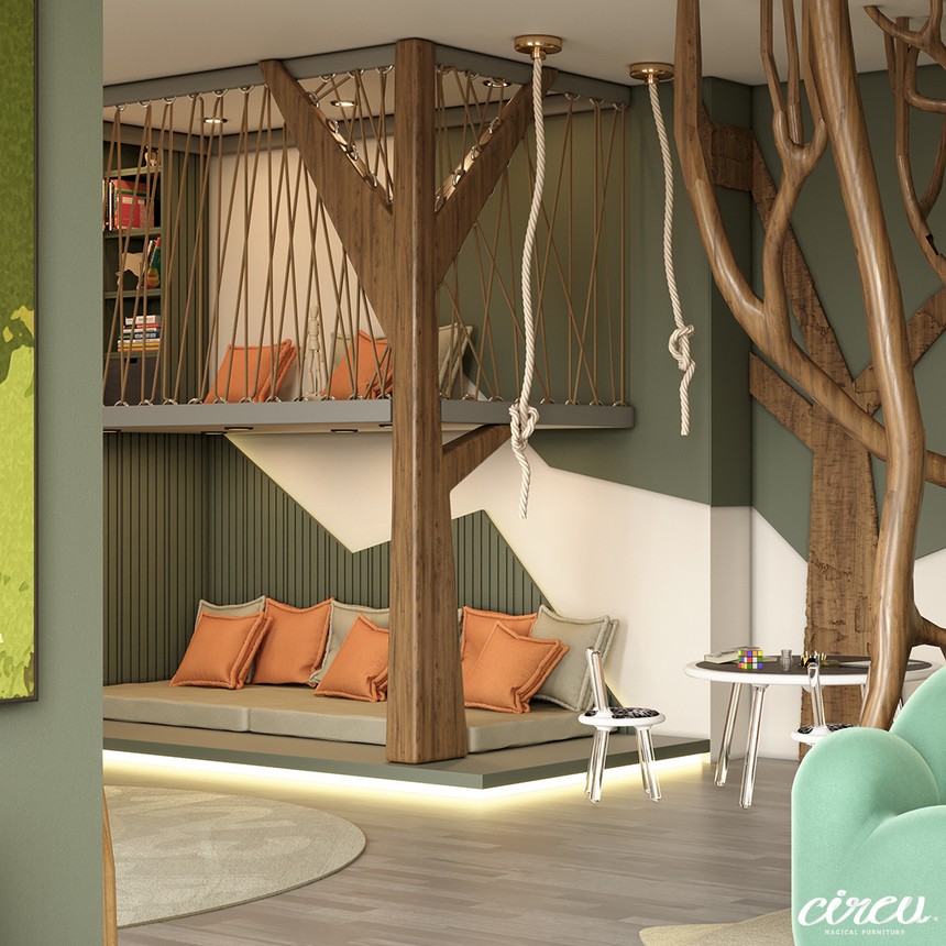 Jungle Theme Kids Room A Luxury Project Inspired By Nature_1