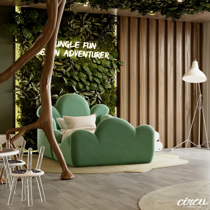 Jungle Theme Kids Room A Luxury Project Inspired By Nature_2