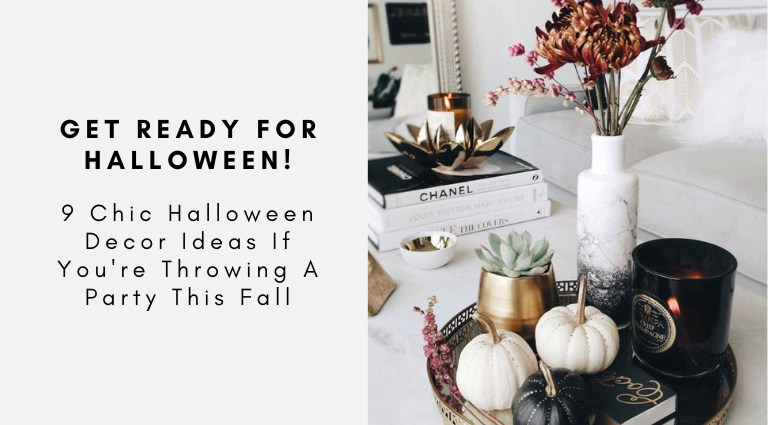 9 Chic Halloween Decor Ideas If You're Throwing A Party This Fall