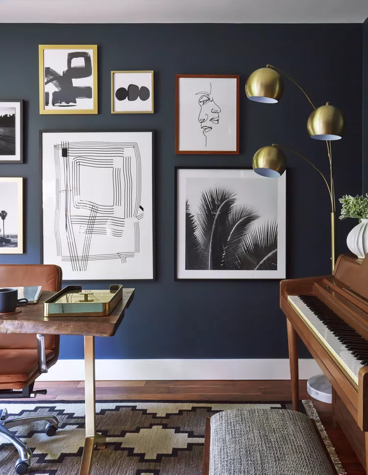 22 Navy Blue Accent Wall Ideas to Elevate Your Space_6