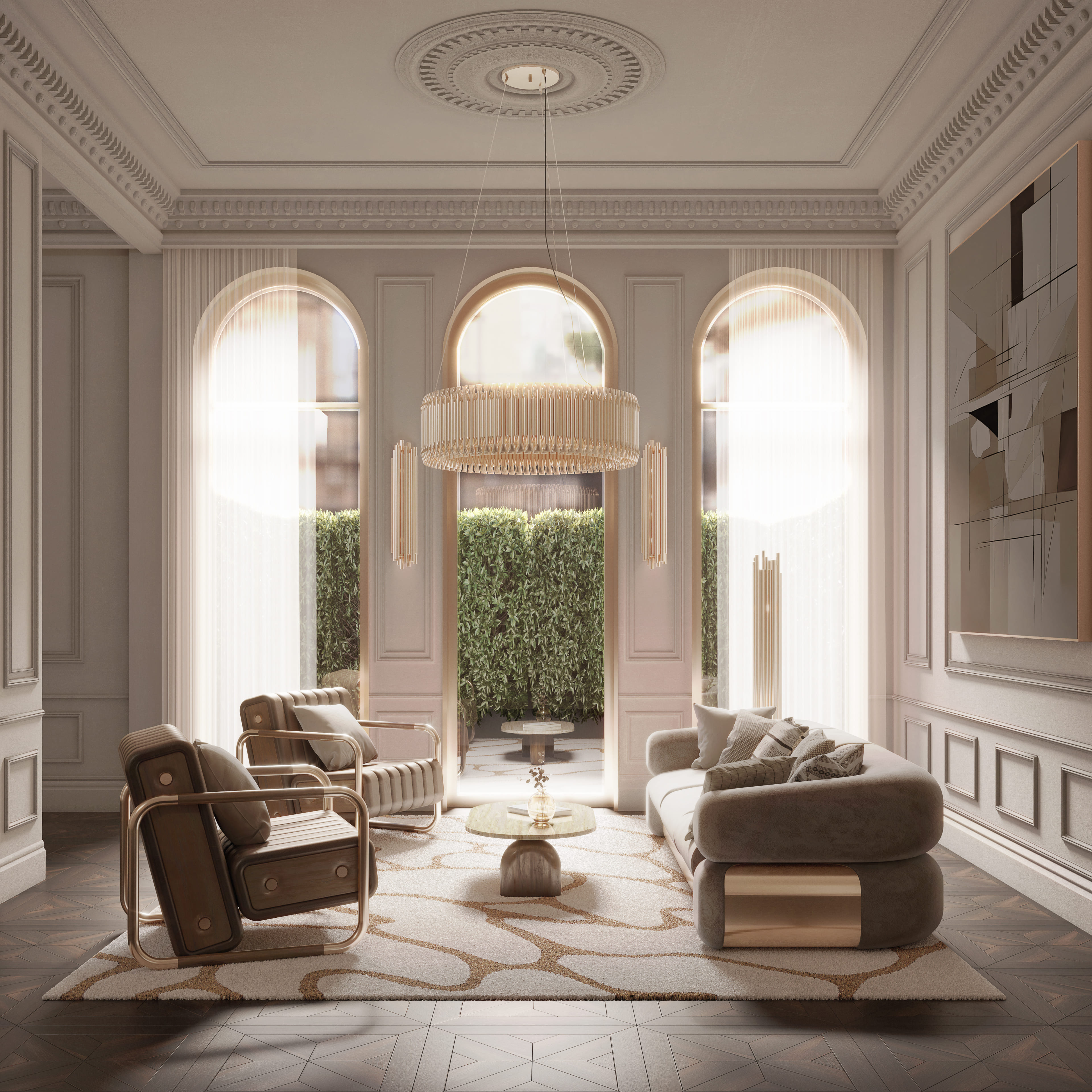 32 Elegant Living Rooms That Showcase the Art of Luxury_24