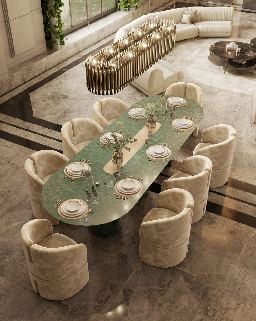 This Luxury Dining Room In An Opulent Home In Saudi Arabia Is A Dream Come True