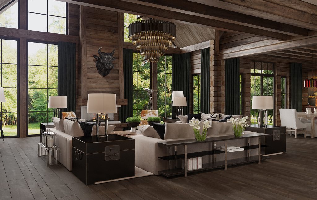 How to Decorate a Living Room with Mid-Century Luxury Design-4.