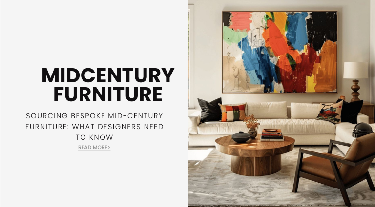 Sourcing Bespoke Mid-Century Furniture: What Designers Need to Know