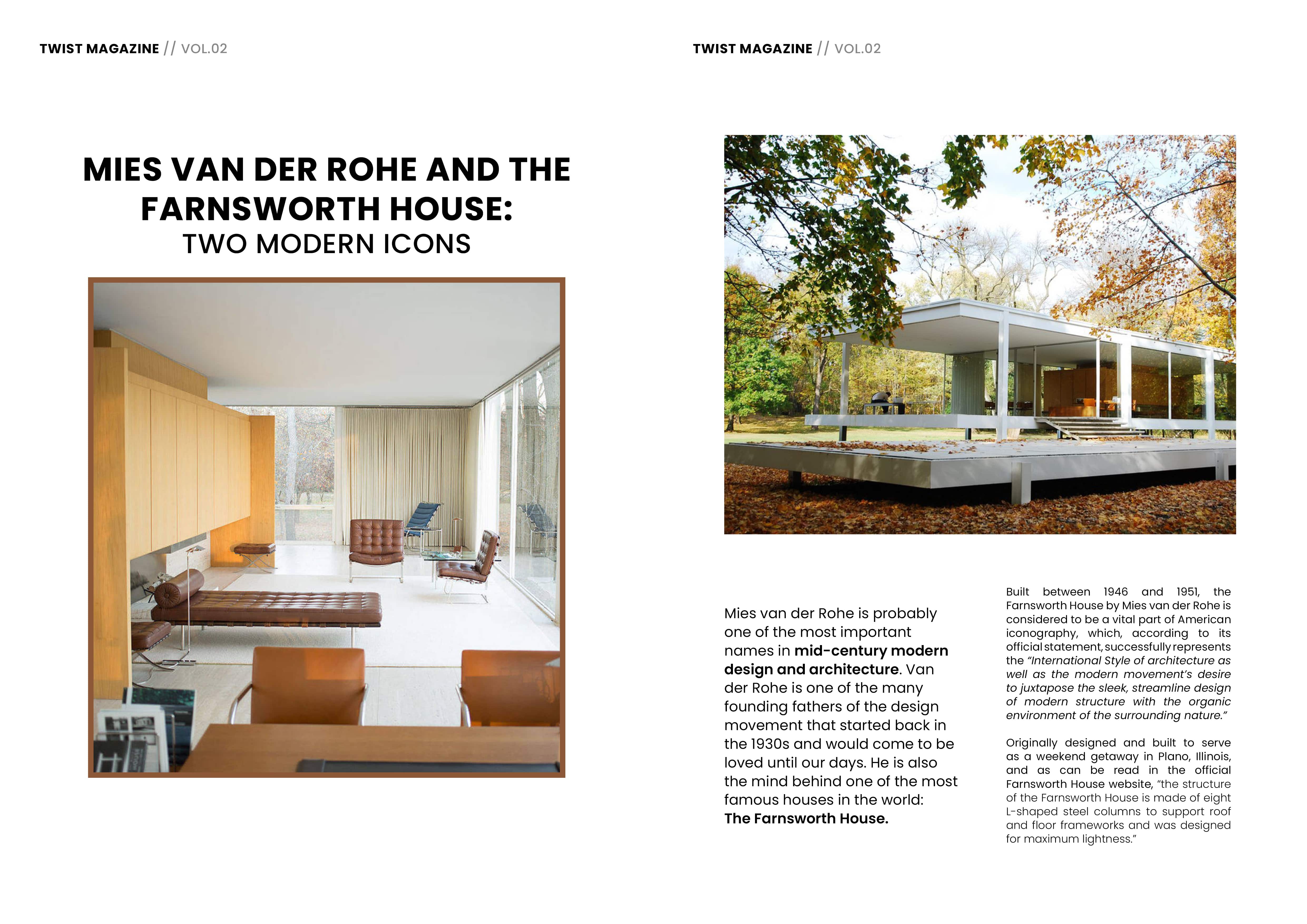 Mies Van Der Rohe And The Farnsworth House